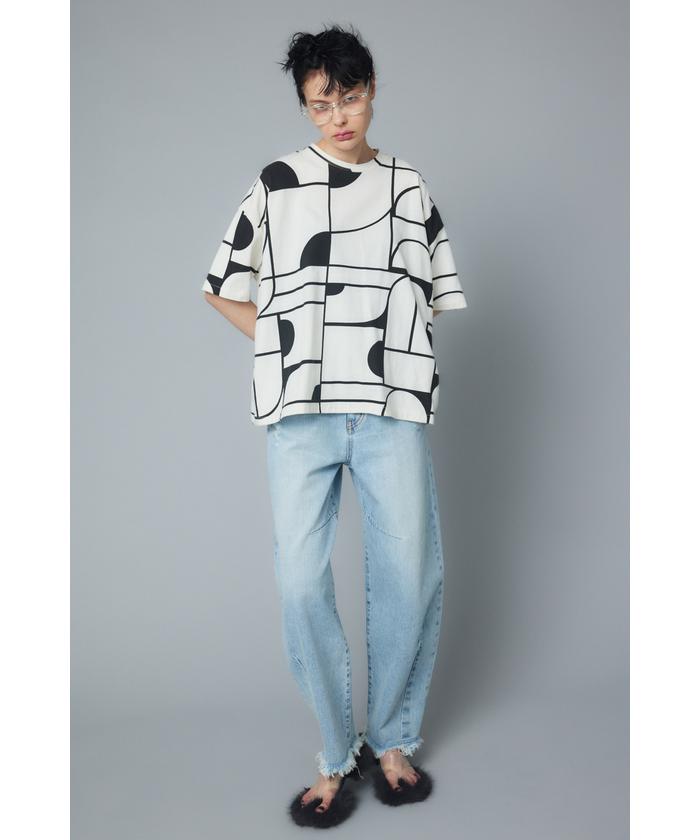 トップス HeRIN.CYE Half circle t-shirt Half circle t－shirt(506040880) | ヘリンドットサイ(HeRIN.CYE