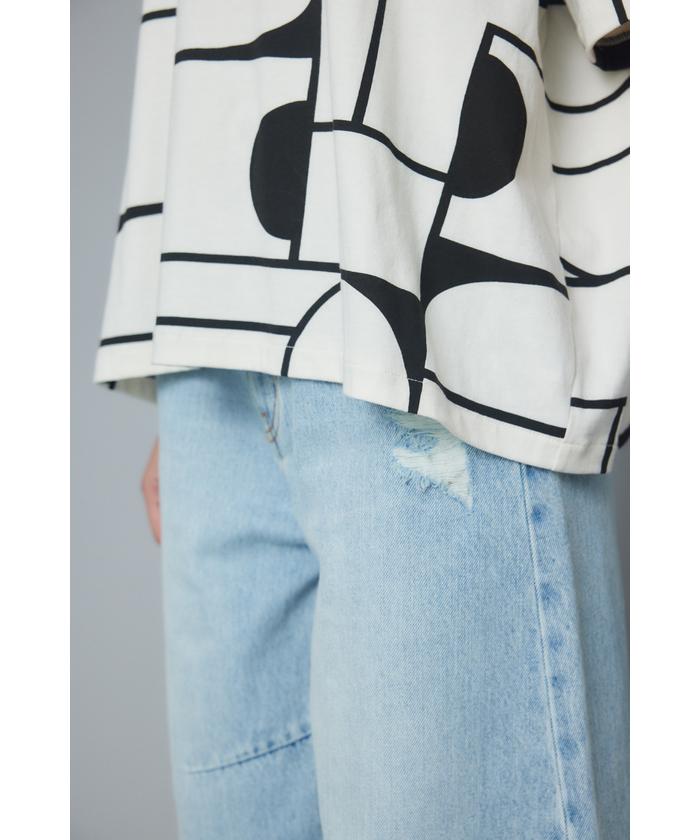 トップス HeRIN.CYE Half circle t-shirt Half circle t－shirt(506040880) | ヘリンドットサイ(HeRIN.CYE
