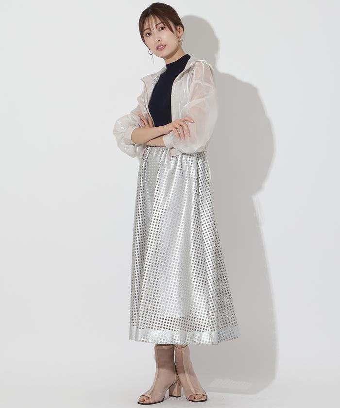 シャイニークロップドパーカー(506040914) | AND COUTURE(AND