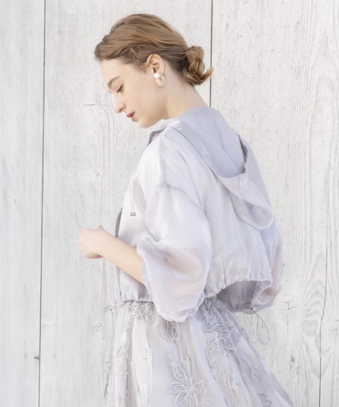 シャイニークロップドパーカー(506040914) | AND COUTURE(AND