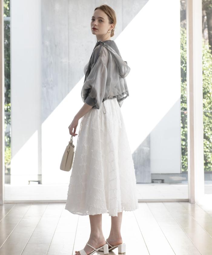 シャイニークロップドパーカー(506040914) | AND COUTURE(AND