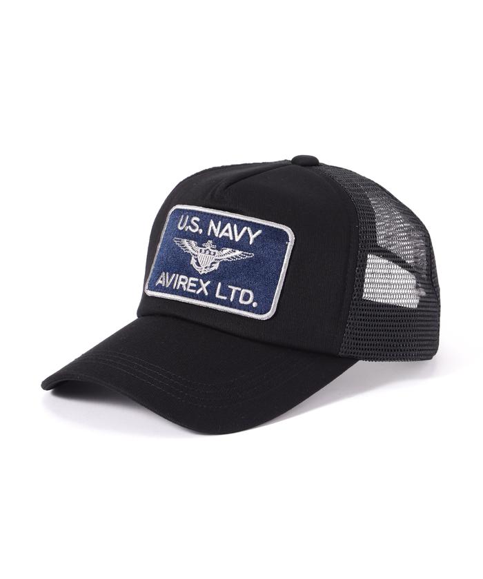 国内発送【AVIREX】US NAVY LOGO CAP US NAVY LOGO CAP / ロゴ キャップ / AVIREX / アヴィレックス