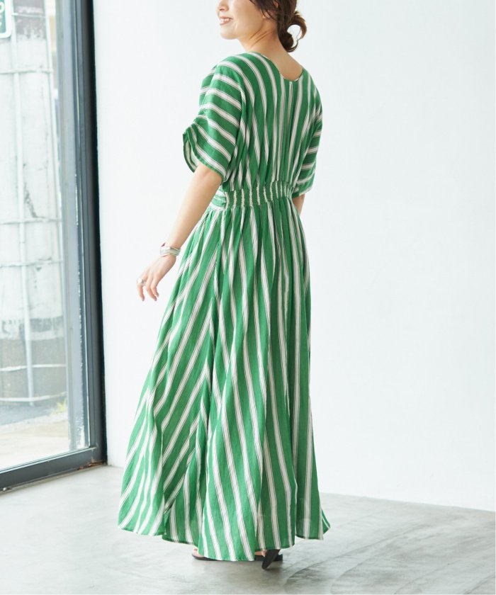 クーポン】ne Quittez pas / ヌキテパ COTTON VOILE STRIPE WAIST ...