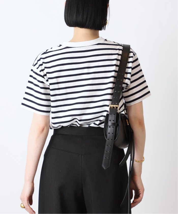 追加》PARISロゴボーダーTシャツ(506041634) | ヴェルメイユ