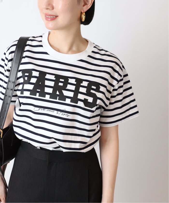 VERMEIL par iena　PARISロゴボーダーTシャツ SLOANE/スローン】別注 Lady Tシャツ（Tシャツ／カットソー
