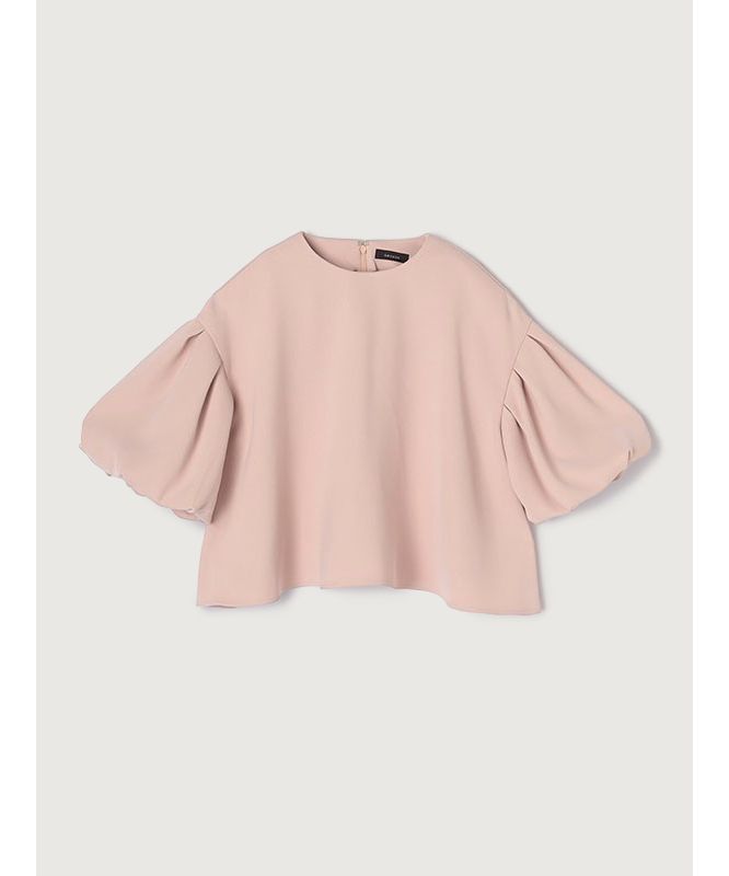 セール 20%OFF】ダブルクロスバルーンスリーブブラウス