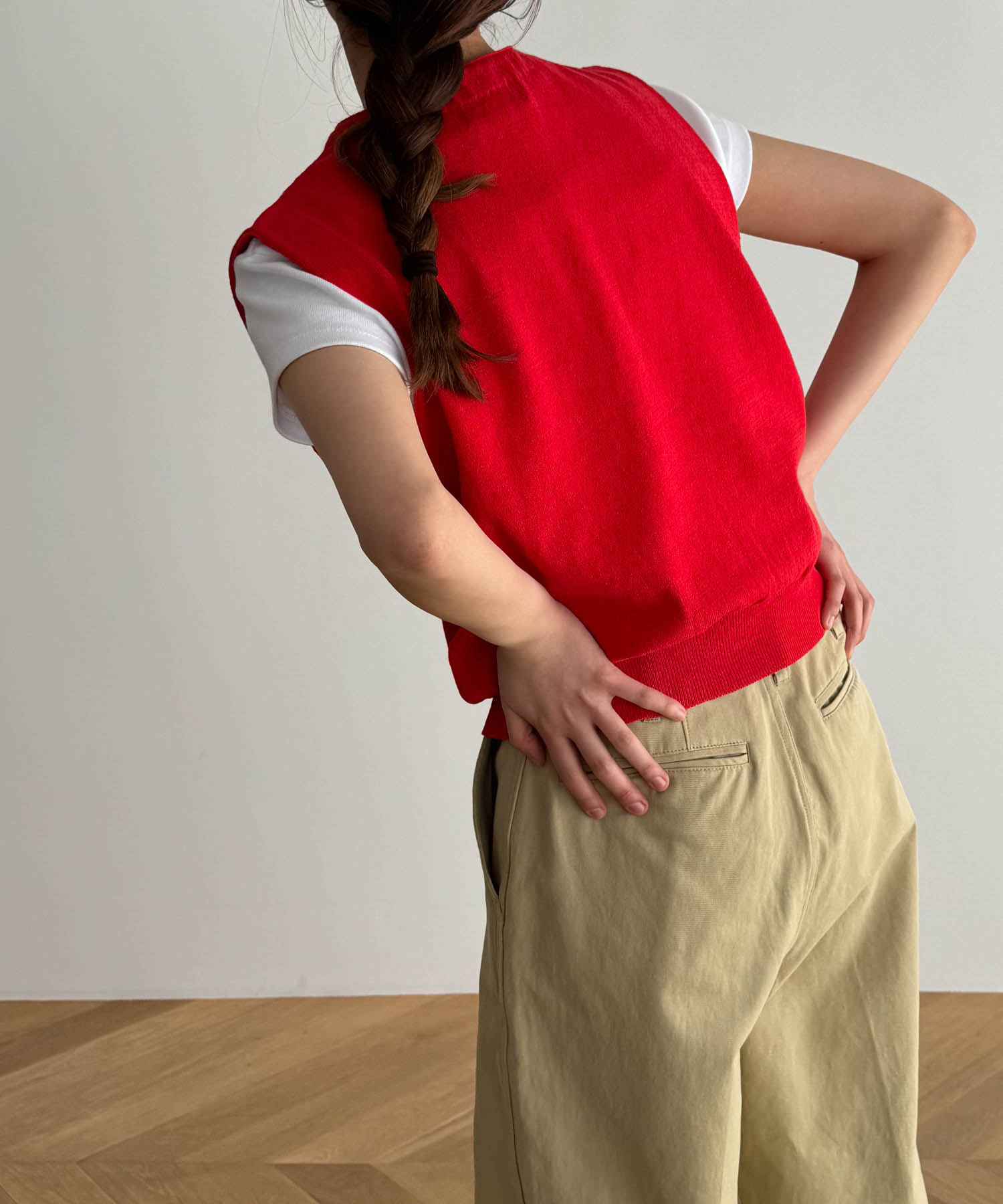 キャナルジーン CANAL JEAN Are.(アー) コットンボタンニット キャナルジーン CANAL JEAN Are.(アー) コットンボタンニット