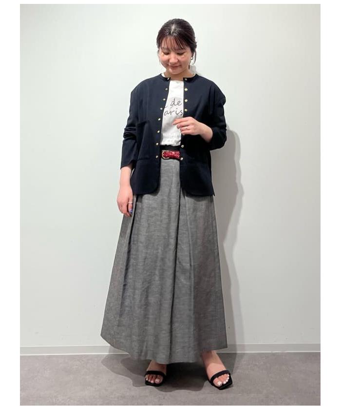 24SS　CHEVAL×human womanコットンハイゲージポンチジャケット セール 50%OFF】◇コットンハイゲージポンチジャケット