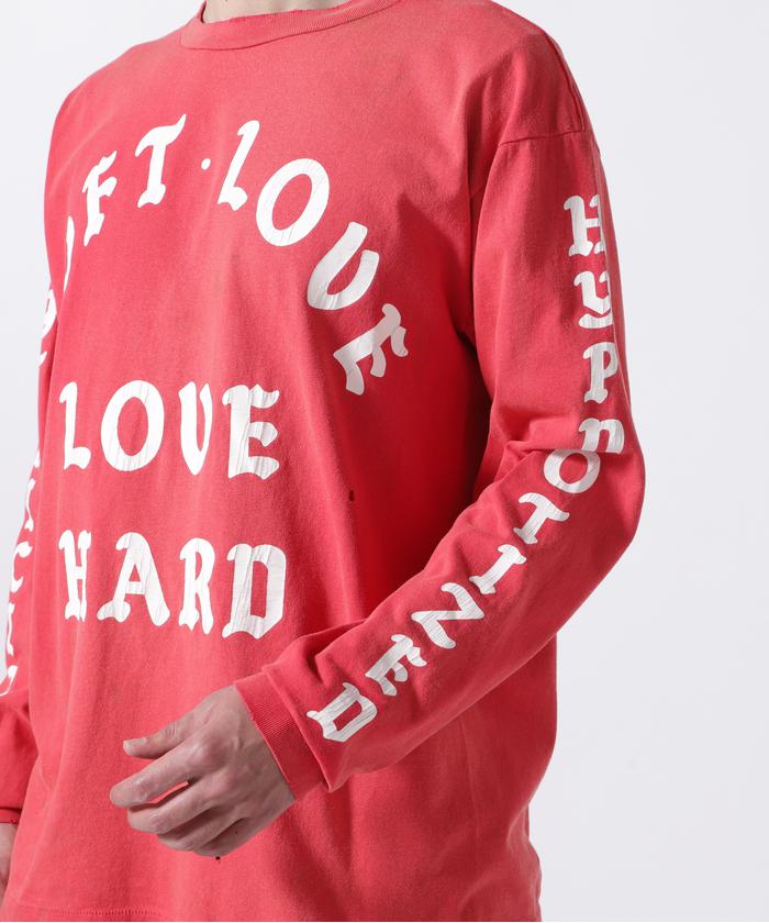 SAINT MICHAEL/セント マイケル/LS TEE/SOFT LOVE/RED(506027678 SAINT MICHAEL/セント マイケル/LS TEE/SOFT LOVE/RED(506027678