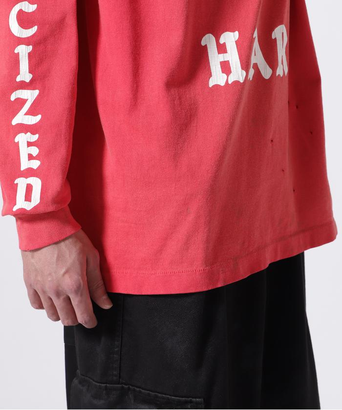 SAINT MICHAEL/セント マイケル/LS TEE/SOFT LOVE/RED(506027678 SAINT MICHAEL/セント マイケル/LS TEE/SOFT LOVE/RED(506027678