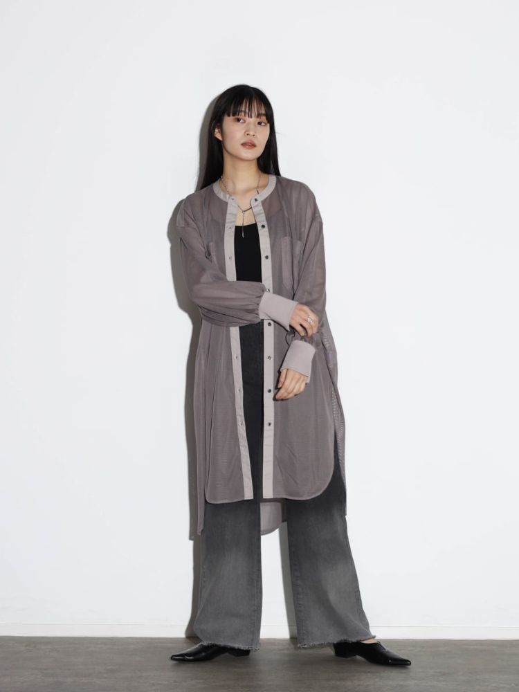 大人気新品セール ブ セール 50%OFF】ラディエイト 袖スリットメッシュロング RADIATE トップス