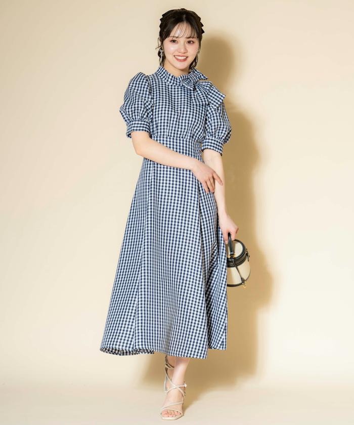 kate spade new york kids ギンガムチェックワンピース - メルカリ