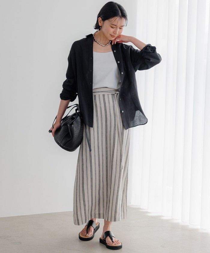 美品２３区雑材ミドル トートバッグ CLASSY.6月号掲載】雑材ミドル トートバッグ（トートバッグ