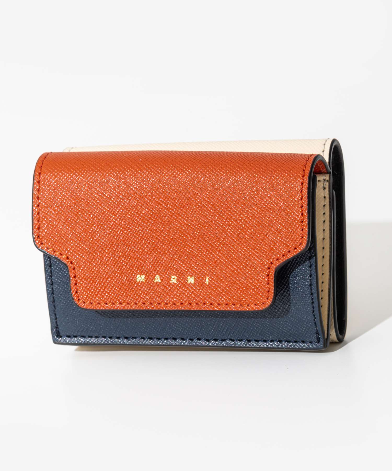 セール16%OFF】マルニ MARNI PFMOW02U23 LV520 三つ折り財布 TRIFOLD