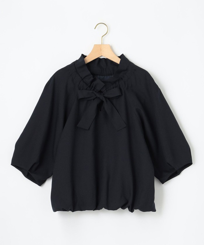 セール 30%OFF】 ギャザーリボン バルーンブラウス(506051116