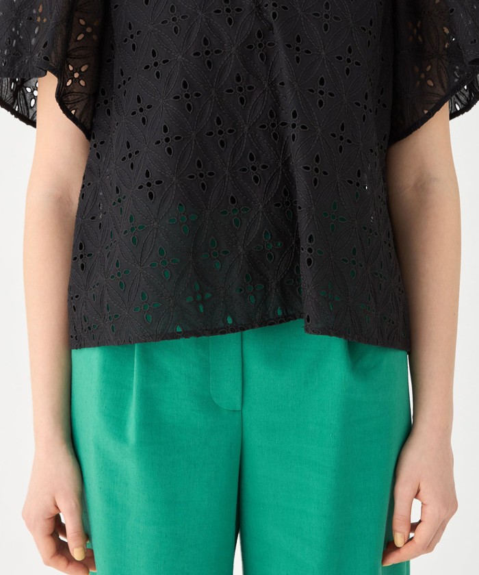 セール 30%OFF】ロロンフラワーエンブロイダリー ギャザー セール 30%OFF】ロロンフラワーエンブロイダリー ギャザー