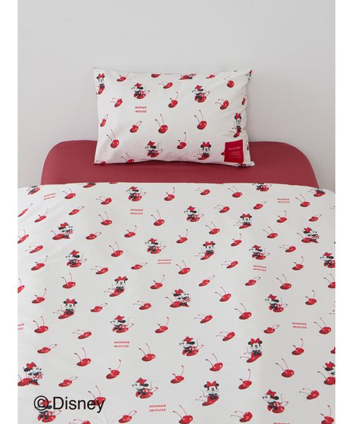 ジェラートピケ　Minnie ミニー　プリント3点セット　シングル　寝具 Sleep】Minnie/プリント3点セット（シングル）(寝具セット