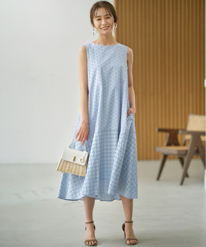 【PHASE EIGHT】レディな透け感♪ノースリーブワンピース Amazon.co.jp: [PPEIREE] タイトワンピース レディース