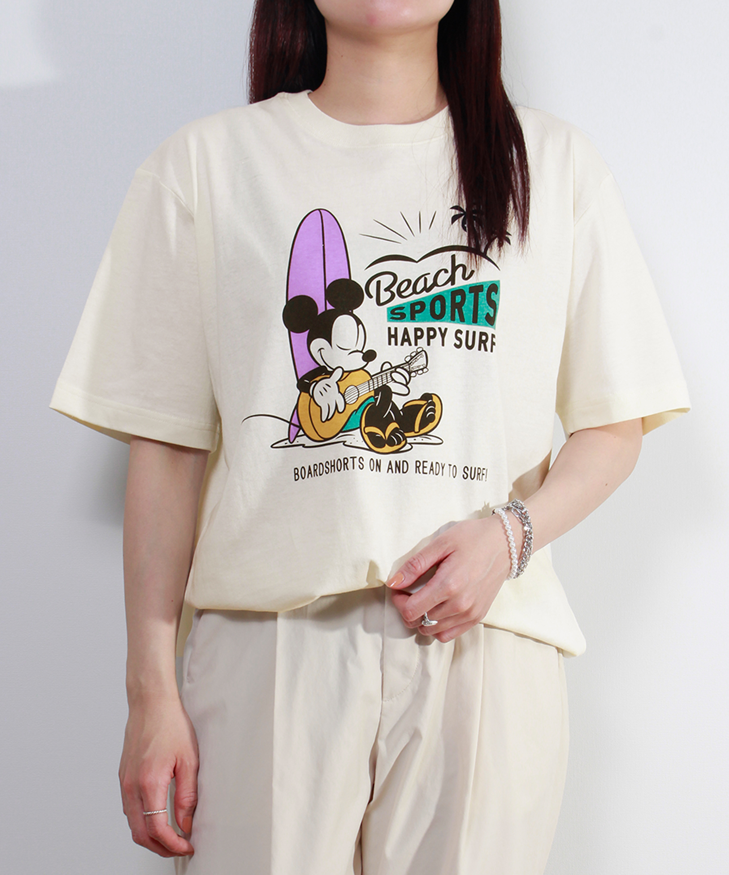 新品　海外ディズニーランド限定　ミッキー　M　フード付き　スウェット　Tシャツ 50600669600Y.jpg