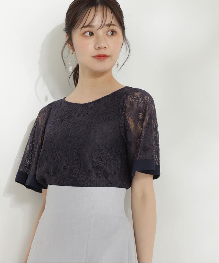 【プロポーション】シアー素材　PROPORTION 透け感　レースブラウス セール 50%OFF】レースブラウス(506032179) | プロポーション