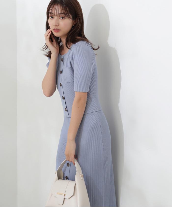 セール 50%OFF】ショートニット×タイトセットアップ(506048536 セール 50%OFF】ショートニット×タイトセットアップ(506048536