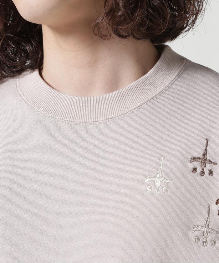 カタリスト FLASH 別注 USUAL CREW-NECKダーツ刺繍 カタリスト ROYALFLASH 別注 USUAL CREW-NECKダーツ刺繍
