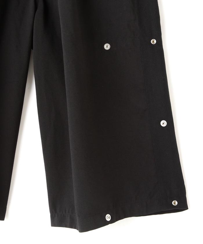 ALMOSTBLACK/オールモストブラック/DOT BUTTON SHORT PANTS