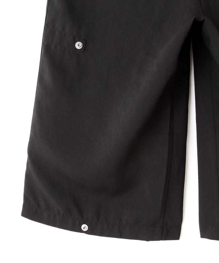 ALMOSTBLACK/オールモストブラック/DOT BUTTON SHORT PANTS ALMOSTBLACK/オールモストブラック/DOT BUTTON SHORT PANTS