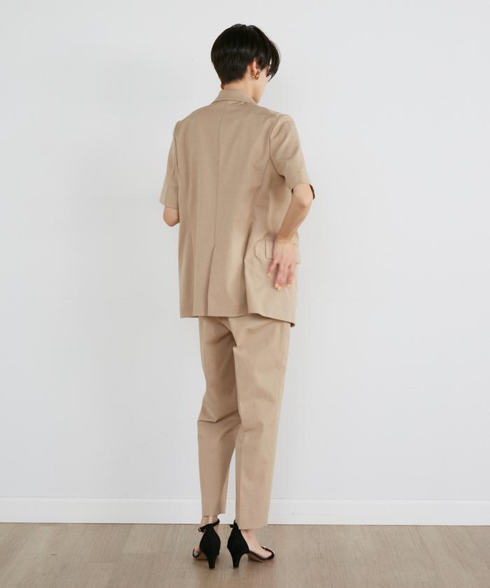 セール】綿麻オックス半袖ジャケット(506052391) | イネド(INED