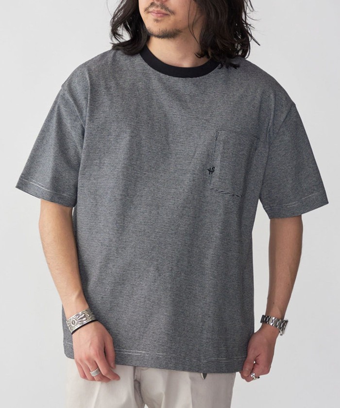 VETEMENTS♡ DESTROYED ジャーク Tシャツ WEB限定】SHIPS:〈汗染み防止加工〉ワンポイントロゴ ビッグ