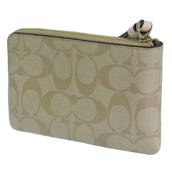 国内即発!【COACH】SMALL WRIST LET ポーチ ロゴ レザー COACH コーチ ポーチ ハンドポーチ リストレット クラッチ 財布