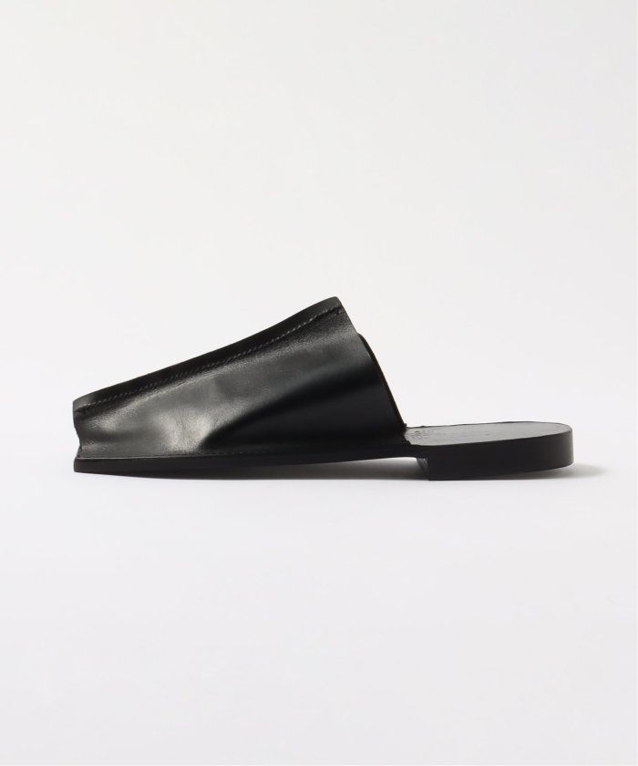 GABRIELA COLL GARMENTS BABOUCHE レザー サンダル Gabriela Coll Garments NO.7 Open Toe Babouche - Black