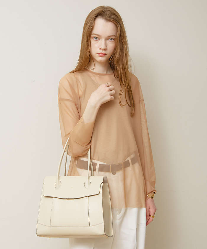 セレブ愛用♪ レザー ■Hobbs London■ KNOWLE TOTE セール 20%OFF】【VERY掲載】Cuddly/レザーオープントート(L
