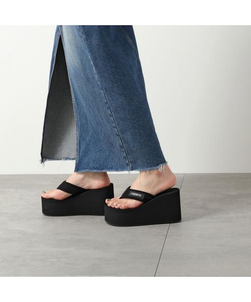 coperni ブラック トングサンダル プラットフォームヒール38サイズ
