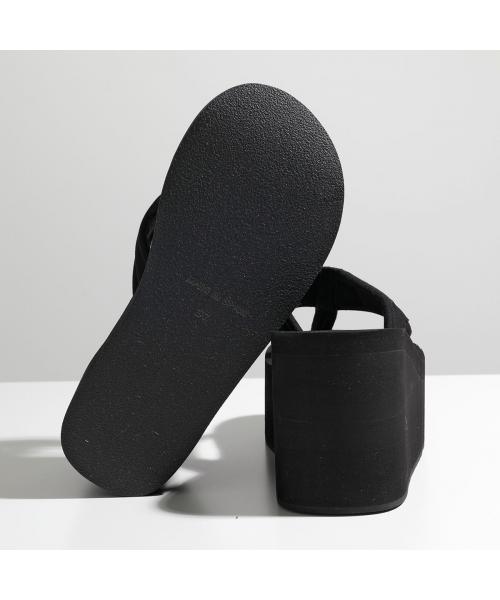 coperni ブラック トングサンダル プラットフォームヒール　38サイズ coperni ブラック トングサンダル プラットフォームヒール38サイズ