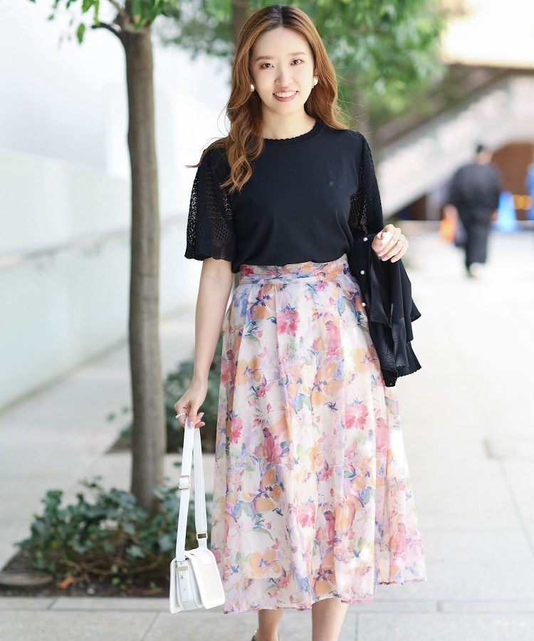 avouavou ★韓国ドラマ協賛★WOOL SILK YORK TULLE スカート avouavou ☆韓国ドラマ協賛☆大人気☆YORK TULLE スカート