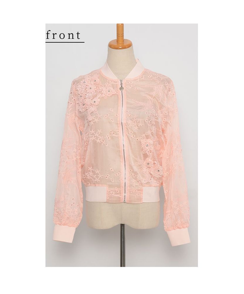レディース 大人 上品 乙女心を掴む甘辛フェイス立体花柄シアー