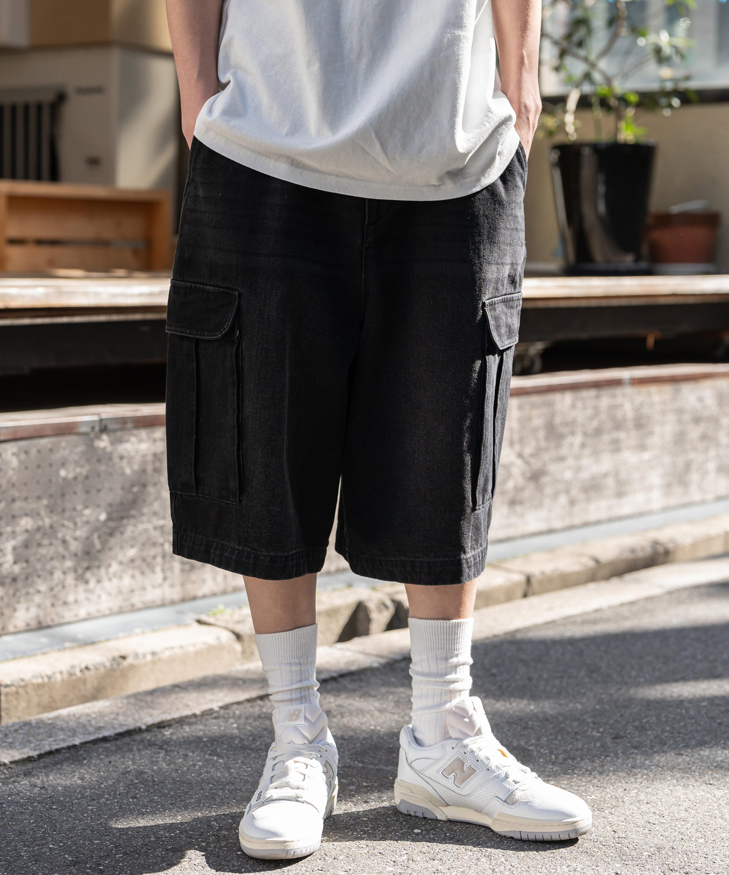 クーポン】ロッキーモンロー Rocky Monroe カーゴパンツ デニム