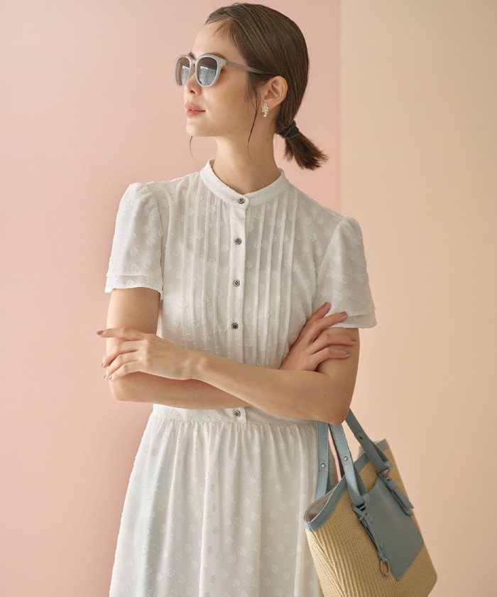 セール 30%OFF】【WEB限定】フラワーポイントシフォン