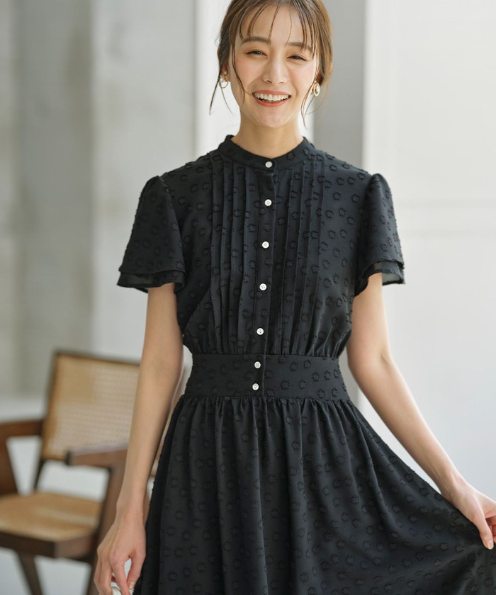 セール 30%OFF】【WEB限定】フラワーポイントシフォン