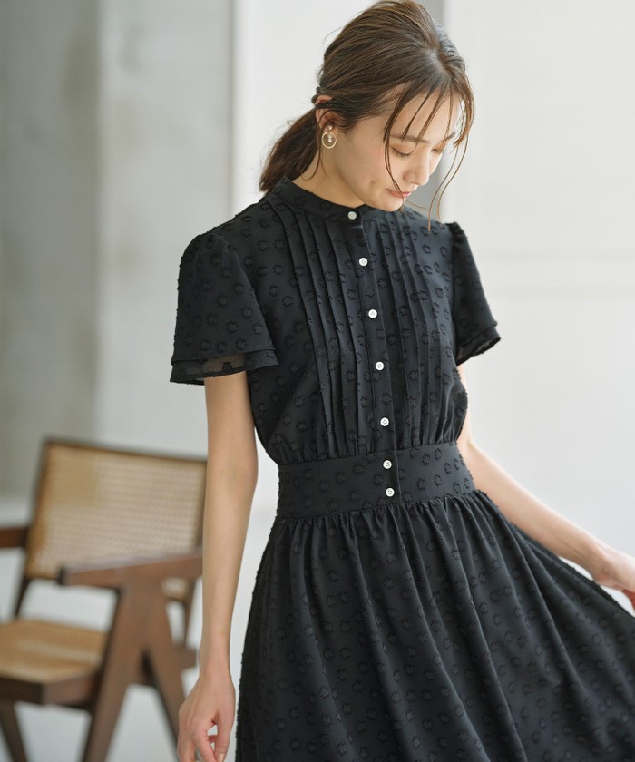 セール 30%OFF】【WEB限定】フラワーポイントシフォン