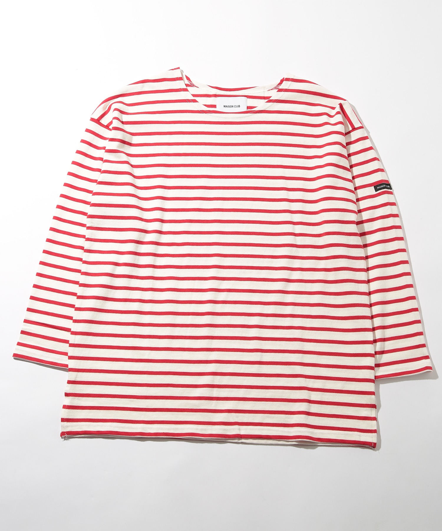 marka (マーカ) PANEL BORDER BASQUE SHIRT / パネルボーダー