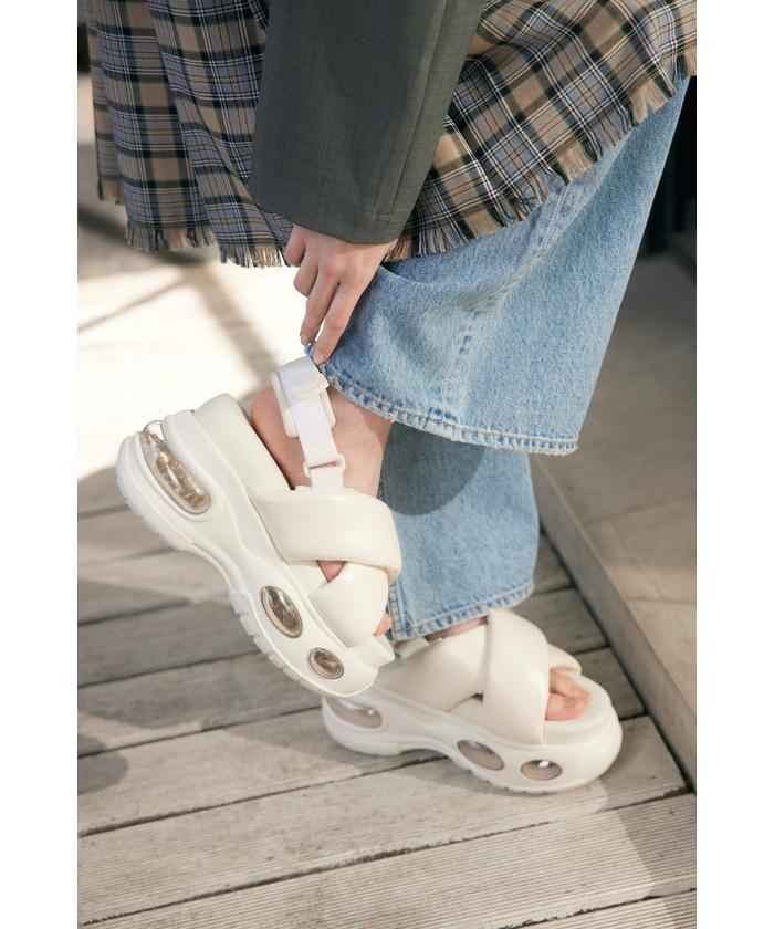 靴 SLY AIR VOLUME SOLE SANDAL AIR VOLUME SOLE サンダル(506056484) | スライ(SLY) - d fashion