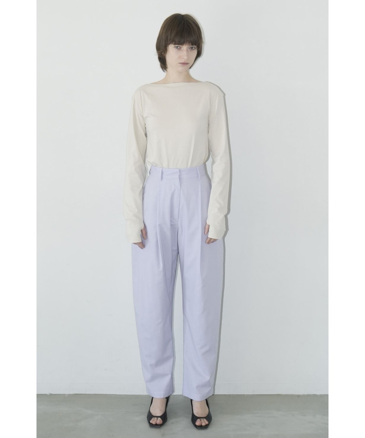 ARRANGE BOAT NECK TOPS(506057447) | クラネ(CLANE) - d fashion