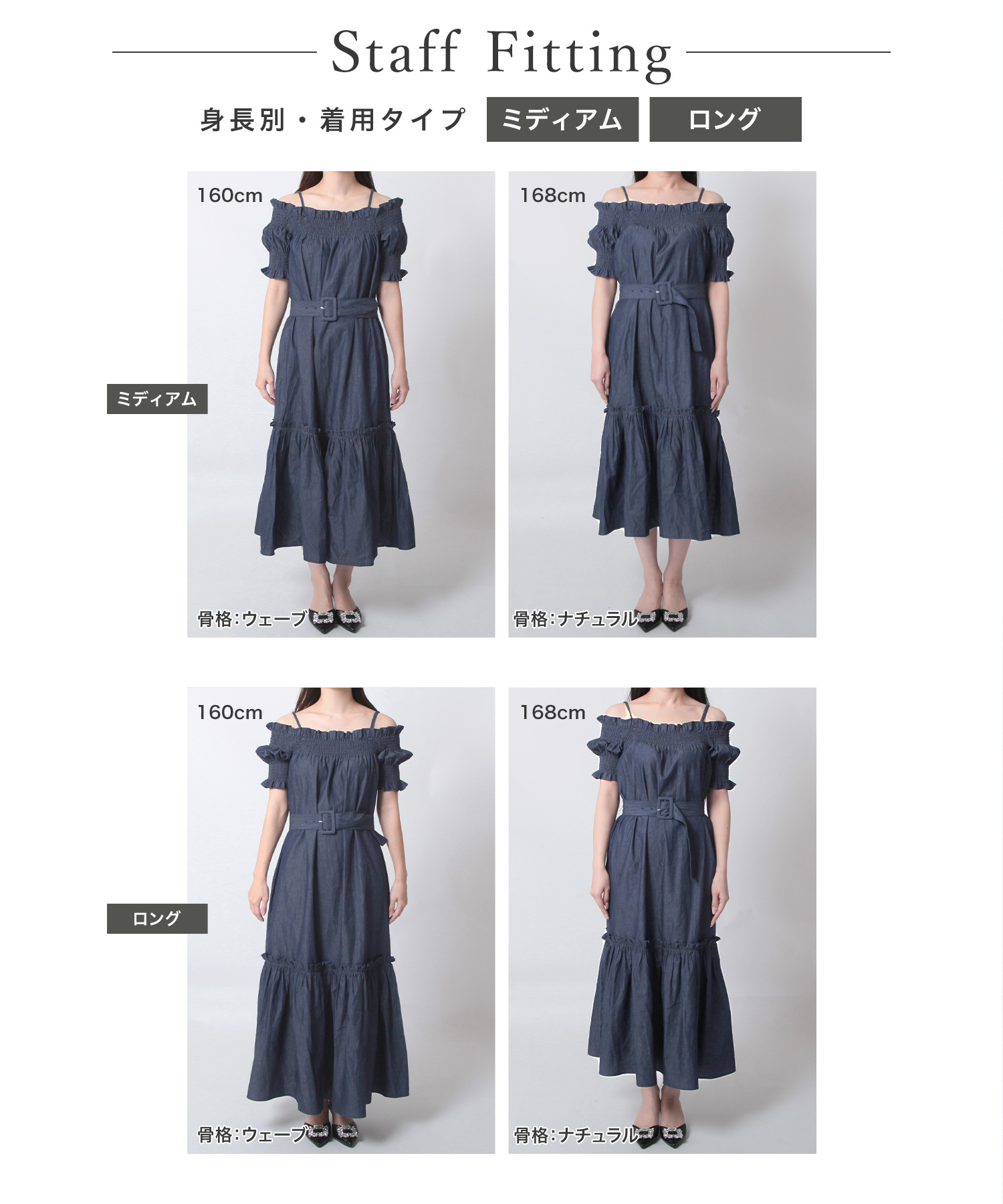 ◆FASHION NOVA◆オフショルダー 裾フリル デニムワンピース★ ◇FASHION NOVA◇オフショルダー 裾フリル デニムワンピース☆XS