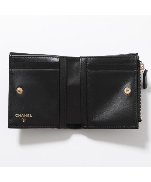 CHANEL 二つ折り財布 AP3526 B13703 MATELASSE マトラッセ CHANEL 二つ折り財布 AP3526 B13703 MATELASSE マトラッセ