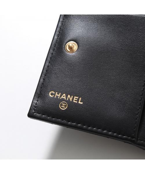 CHANEL 二つ折り財布 AP3526 B13703 MATELASSE マトラッセ CHANEL 二つ折り財布 AP3526 B13703 MATELASSE マトラッセ