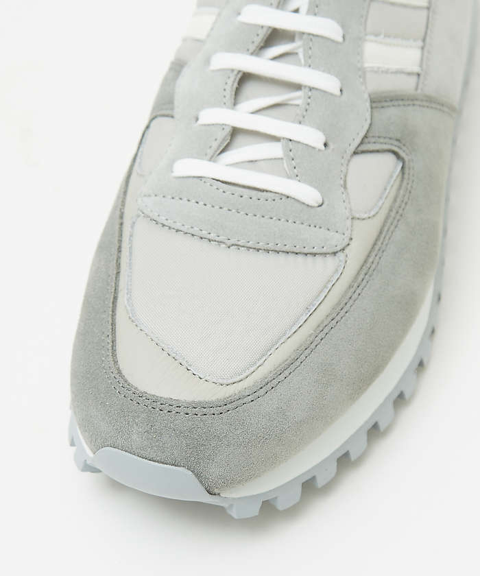 【Massimo dutti】コンビネーションスポーティスニーカー MD】ラミネートヒール☆レザースポーティスニーカー (Massimo
