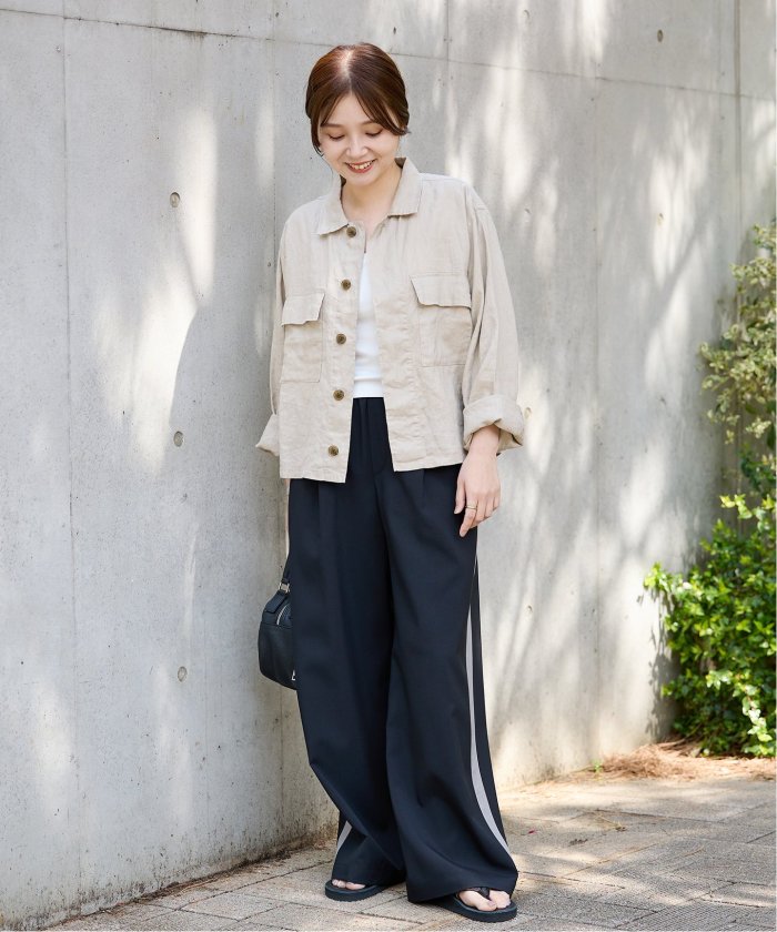 ポリエステルトロラインパンツ（スラックス）｜JOURNAL STANDARD