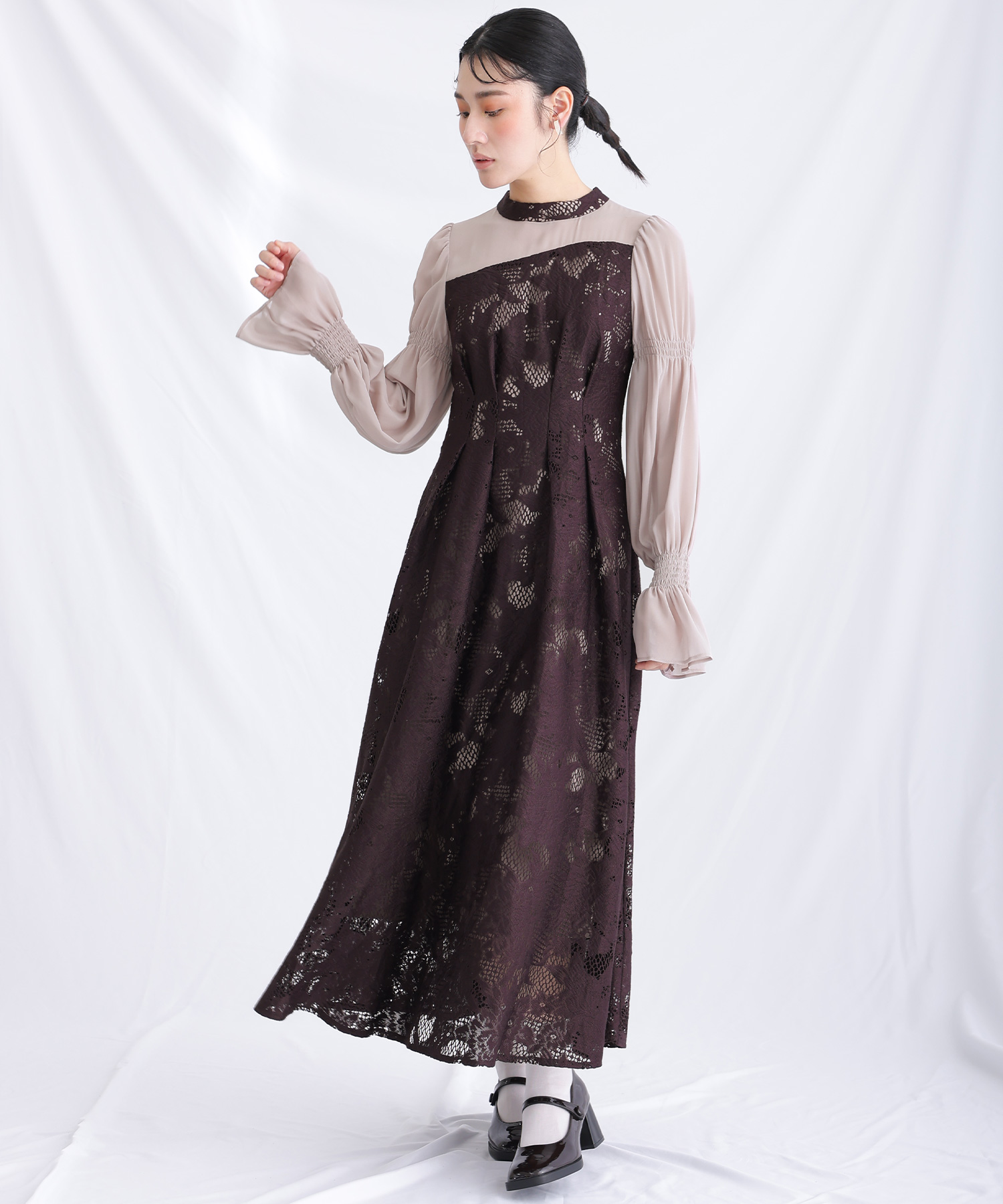 プールヴー アシンメトリーワンピース パーティードレス 結婚式 お呼ばれ セール10%OFF】プールヴー PourVous 結婚式パーティードレス